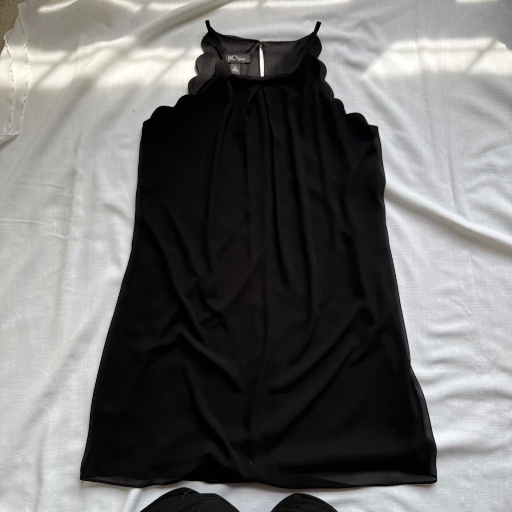 Black mini dress
